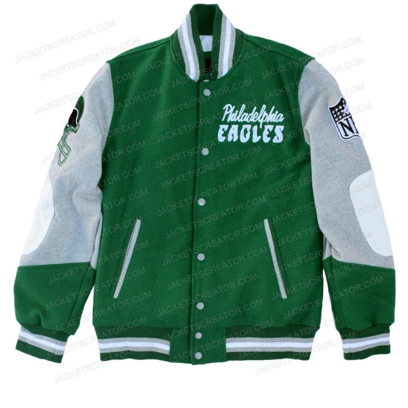 Philadelphia Eagles Princess Diana Varsity Jacket