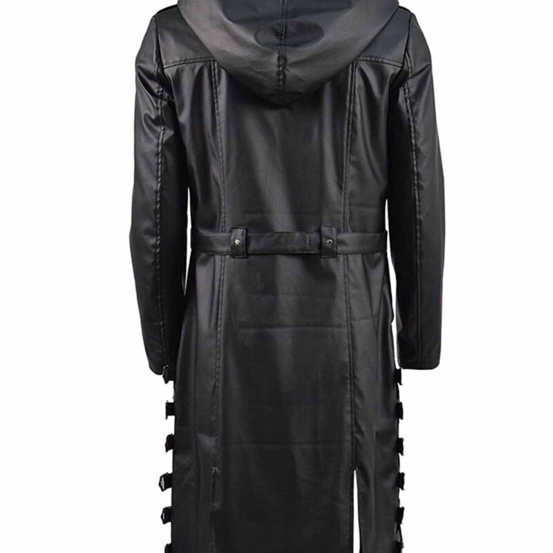 Playerunknown’s Battlegrounds Black Leather Trench Coat