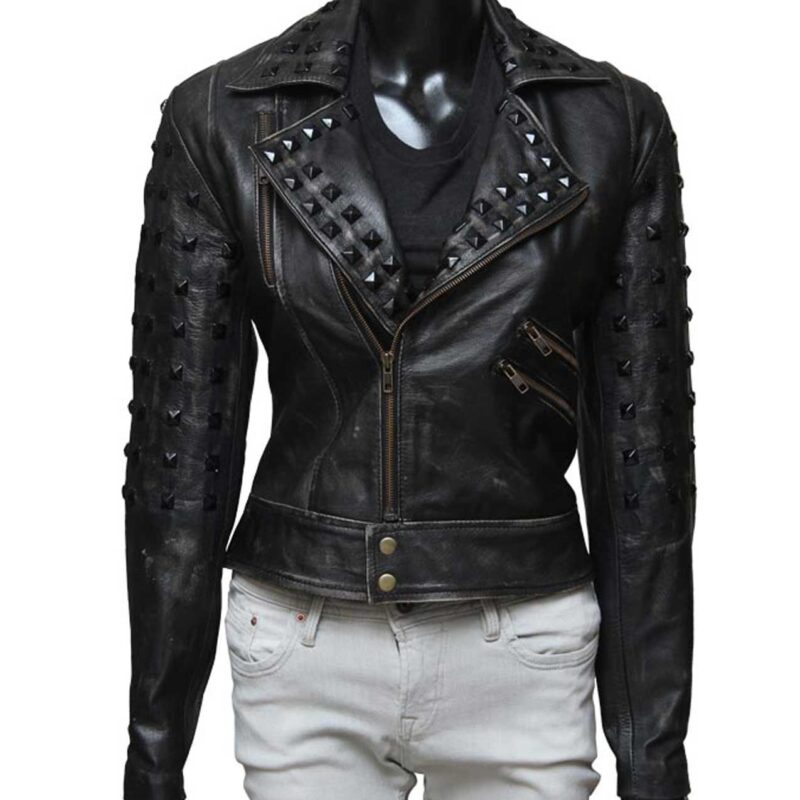 X-Men Apocalypse Jennifer Lawrence Studded Leather Jacket