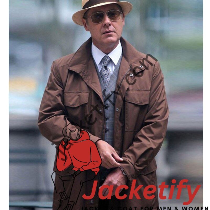 James Spader The Blacklist Brown Jacket