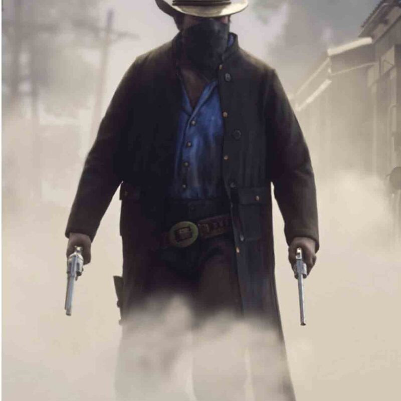 Red Dead Redemption 2 Arthur Morgan Black Trench Coat