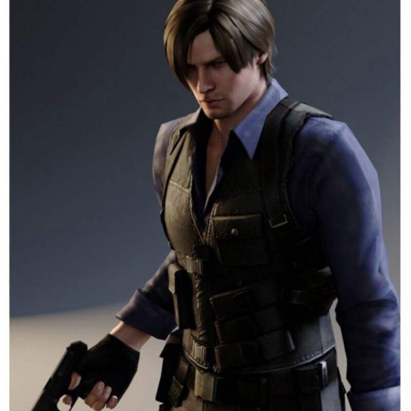 Leon Kennedy Resident Evil 6 Leather Vest