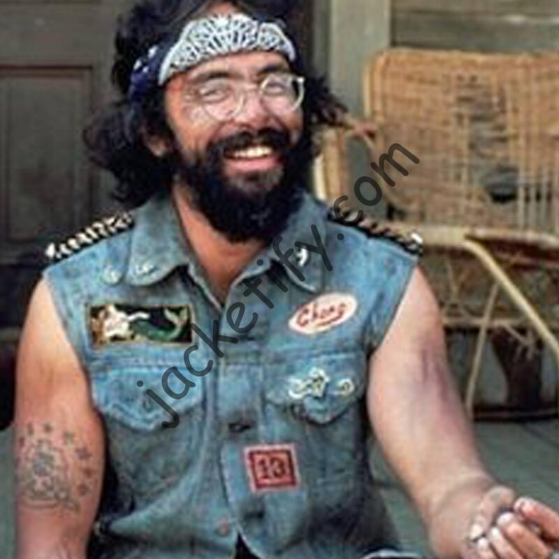 Up in Smoke Tommy Chong Roaches Denim Vest