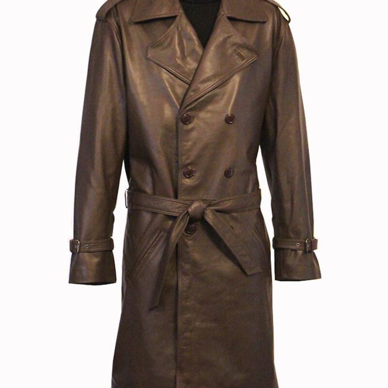 Shaft Richard Roundtree Leather Coat