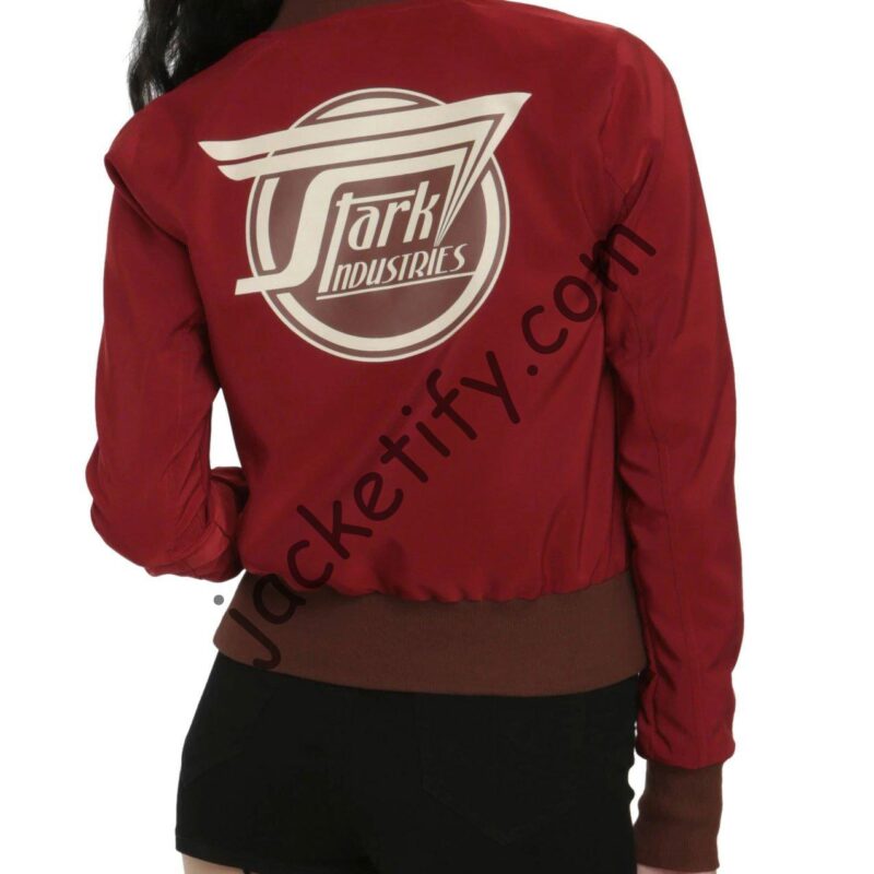 Women’s Stark Industries Bomber Red Jacket