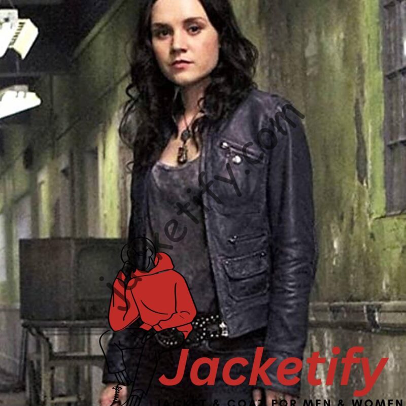 Supernatural Rachel Miner Black Leather Jacket