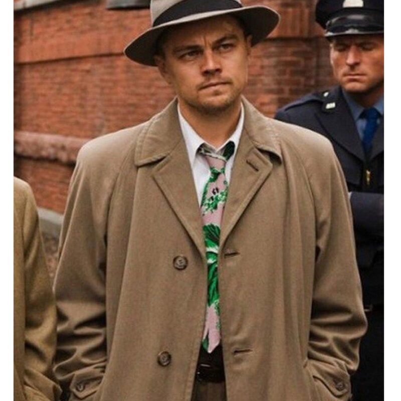 Shutter Island Leonardo Dicaprio Brown Coat