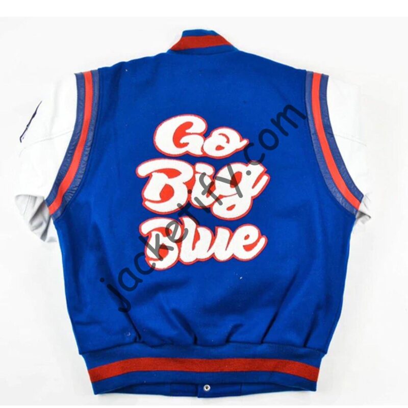 Tennessee State University Motto 2.0 Go Big Blue Letterman Jacket