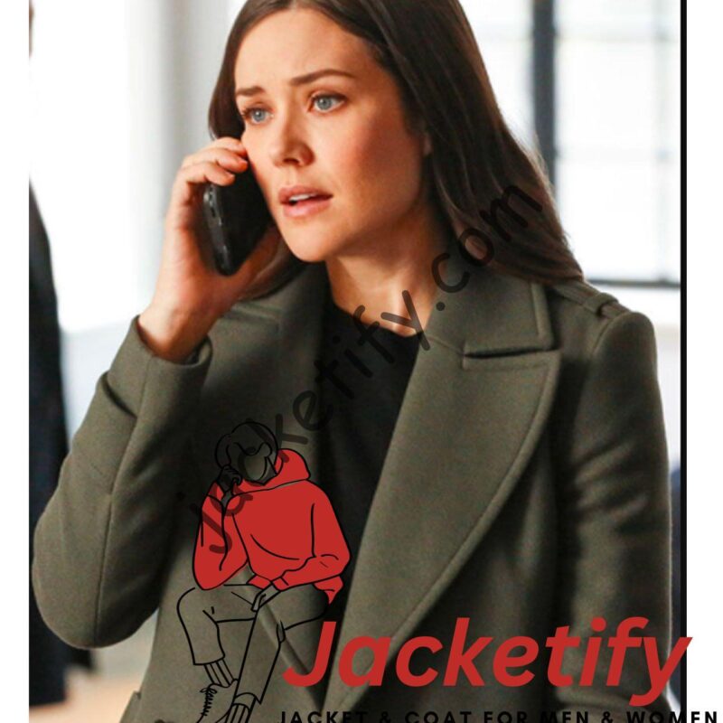 Megan Boone The Blacklist Grey Peacoat