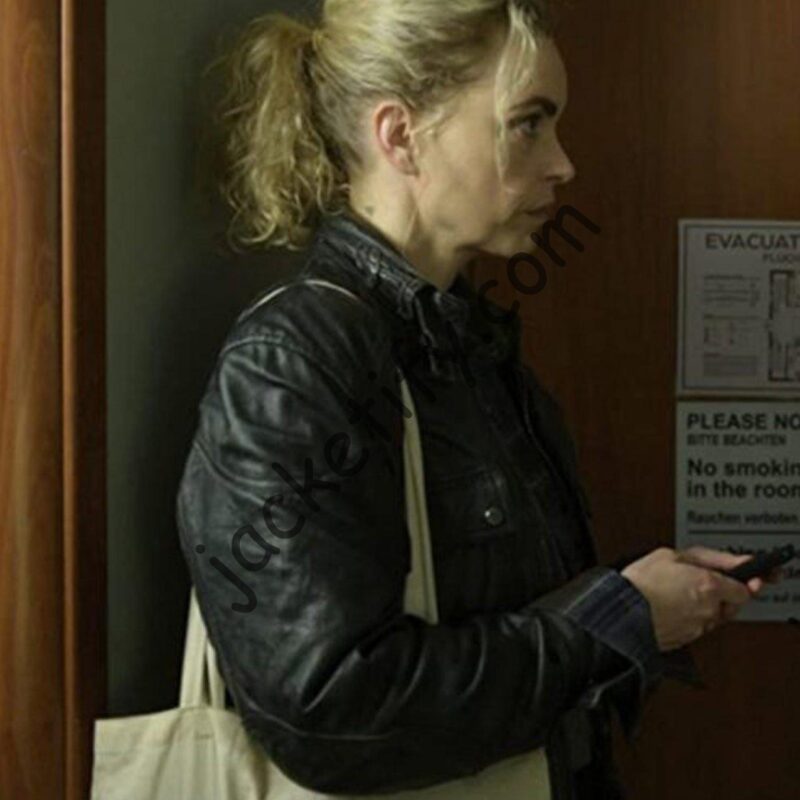 The Contractor Nina Hoss Leather Jacket