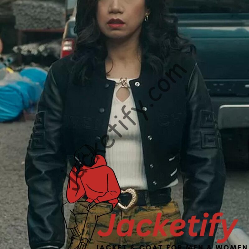 The Equalizer Season 02 Liza Lapira Varsity Cropped Jacket