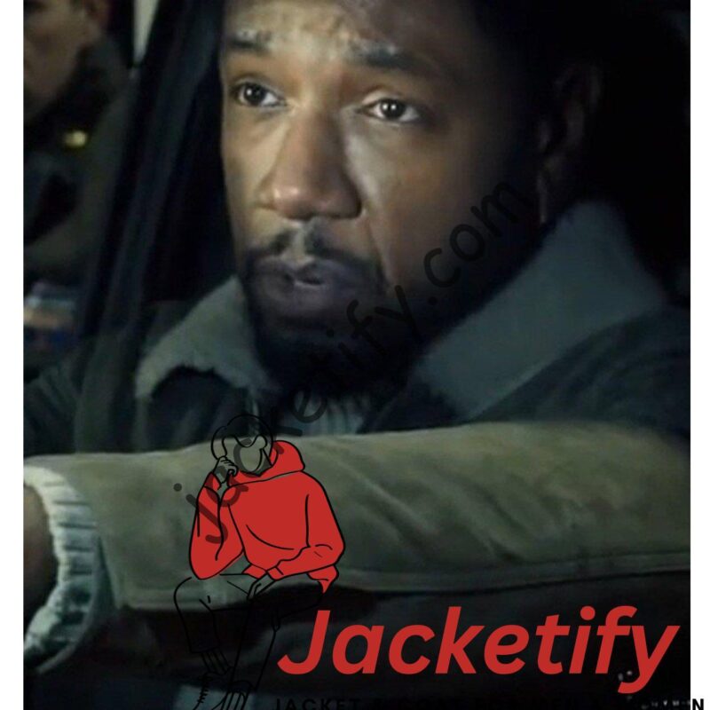 The Equalizer Tory Kittles Grey Suede Jacket