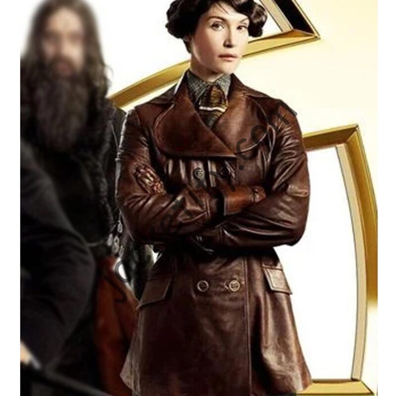 Gemma Arterton The King’s Man Leather Coat