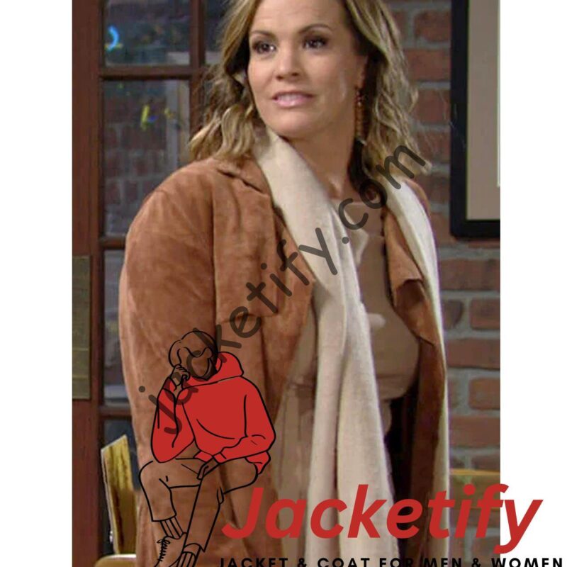 The Young and The Restless Melissa Claire Egan Suede Coat