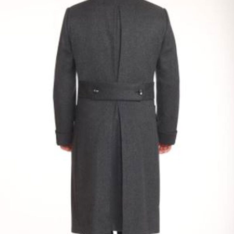 Men’s Ulster Grey Wool Coat
