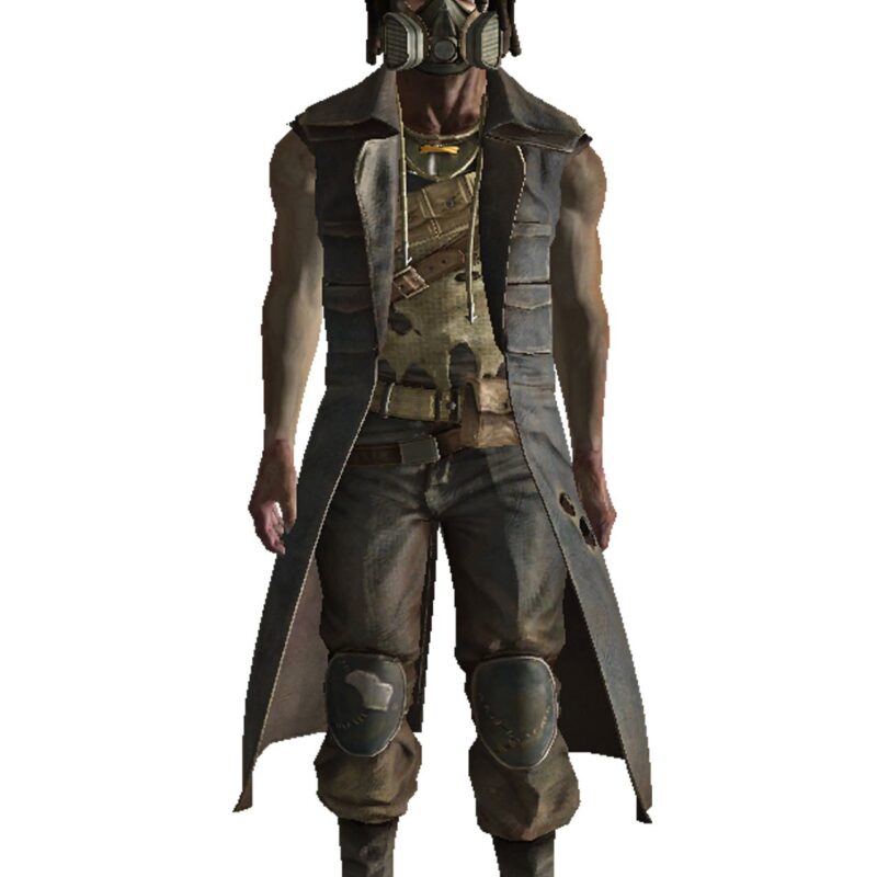 Fallout Ulysses Sleeveless Leather Coat