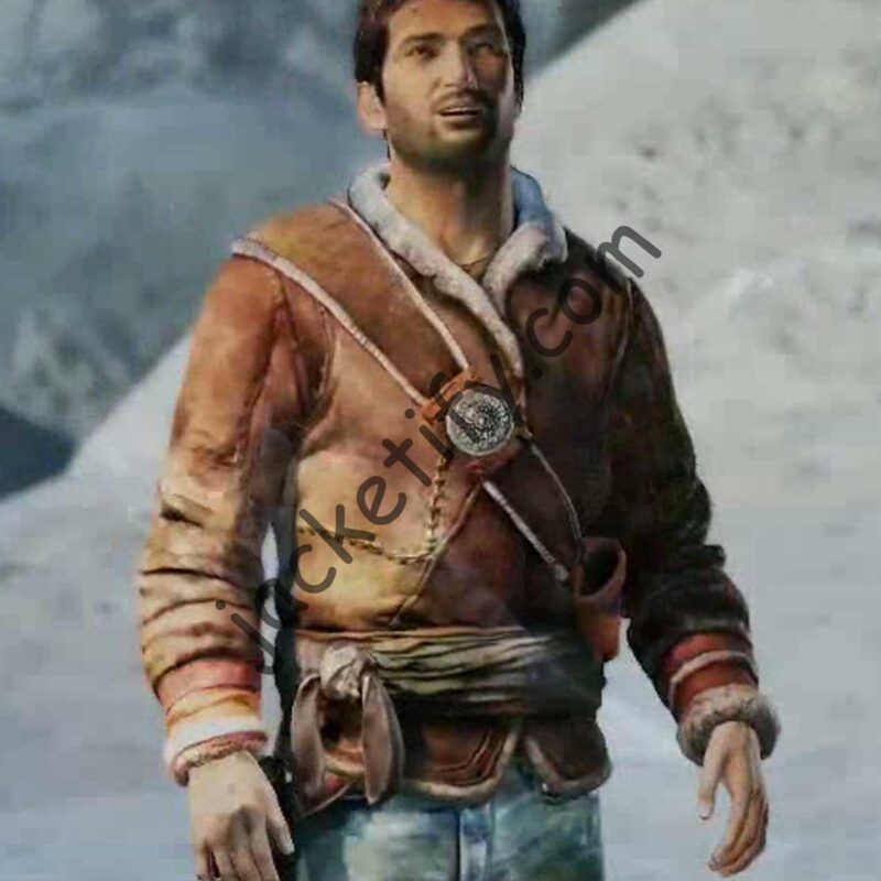 Nathan Drake Uncharted Shearling Jacket