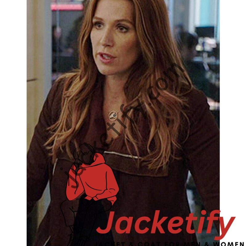 Unforgettable S03 Poppy Montgomery Leather Jacket