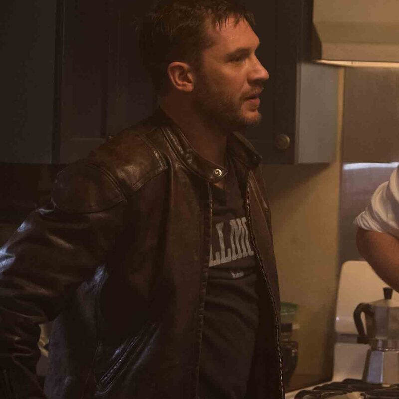 Venom Tom Hardy Brown Leather Jacket