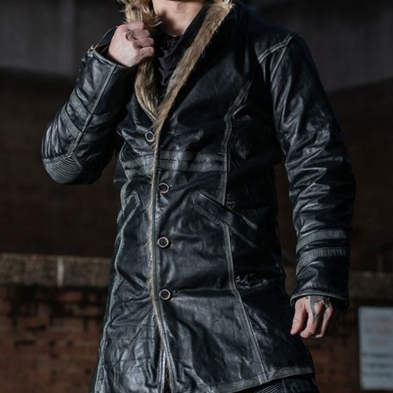 Men’s Warlock Leather Coat