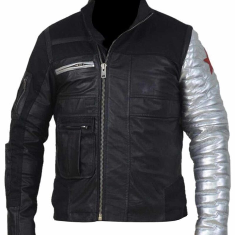 Captain America Civil War Winter Soldier Leather Jacket