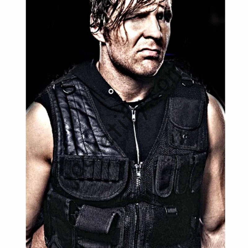 WWE Dean Ambrose Leather Vest